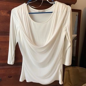 Orsay Cowl Neck Blouse, Cream, EU Large